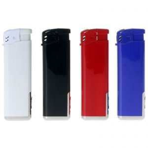 LED Piezo Feuerzeug Barbados mit Druck Werbung Logo 1-farbig