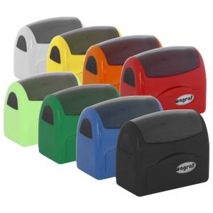 Stempel Wagraf A2 40 x 15 mm 3 Zeilen Automat Flash Stempelautomat