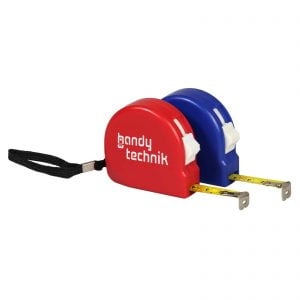 Rollmaßband Maßband 2m mit Clip inklusive Druck Logo Werbung 1-farbig