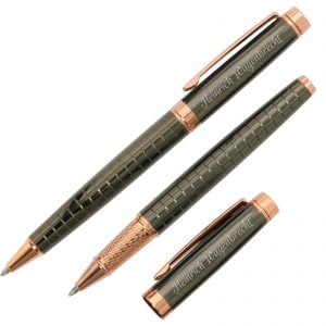 Kugelschreiber SYNO bronze Metall mit Gravur Namen