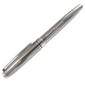 Metall Kugelschreiber Rollerball Leonie in Geschenkbox mit Gravur Lasergravur