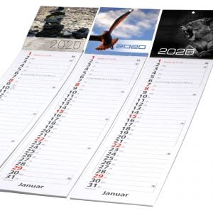 Streifenkalender Küchenkalender 2020 mit individuellem Druck 4-farbig